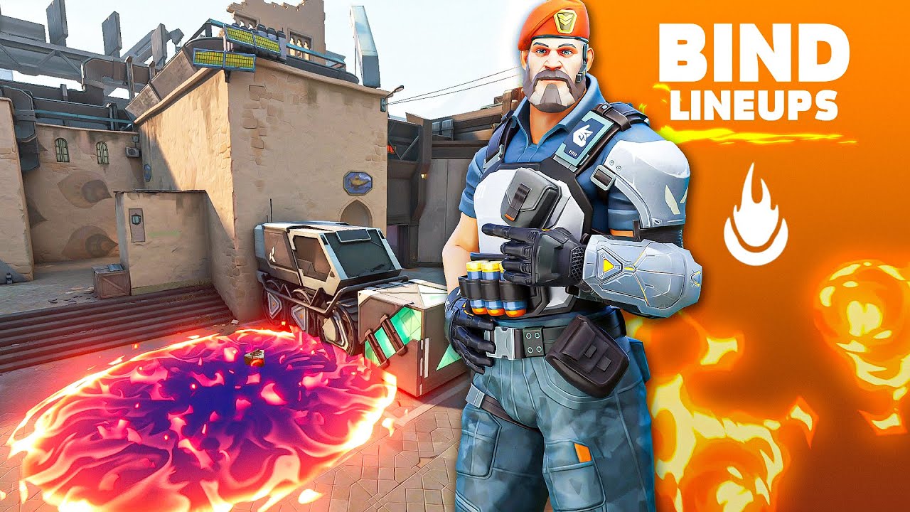 Những lineup lửa Brimstone ngăn đặt Spike hoàn hảo trên Bind